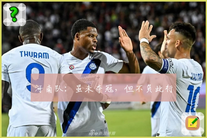 河南队:虽未夺冠,但不负此行